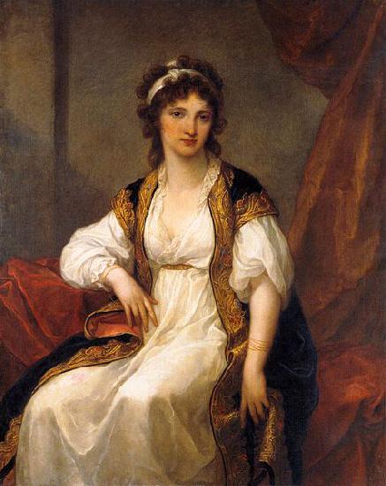 Angelica Kauffmann Portrait of Portrait of a Young Woman China oil painting art